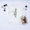 Unisex Sweatshirt-Palestine Map with Olive branch-Designed by Palestinian Artist-Abdallah Tafesh.